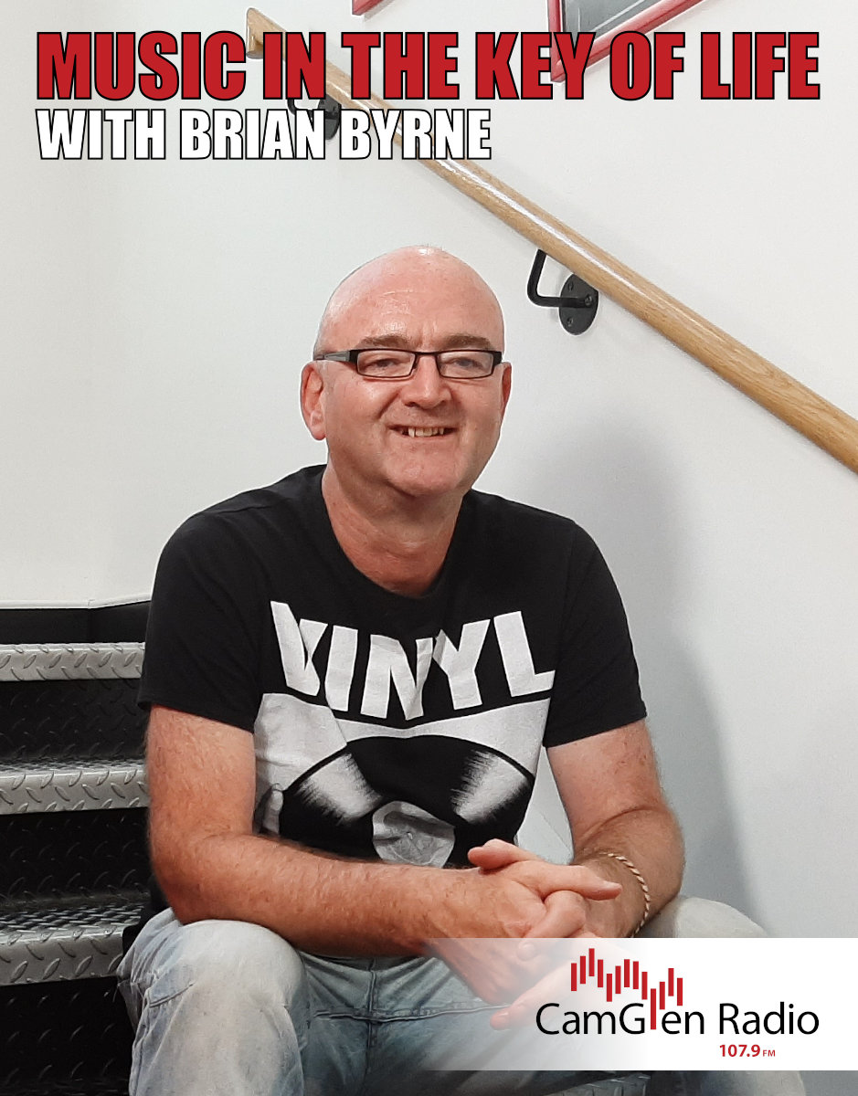 Brian Byrne on the stairs outside the studio